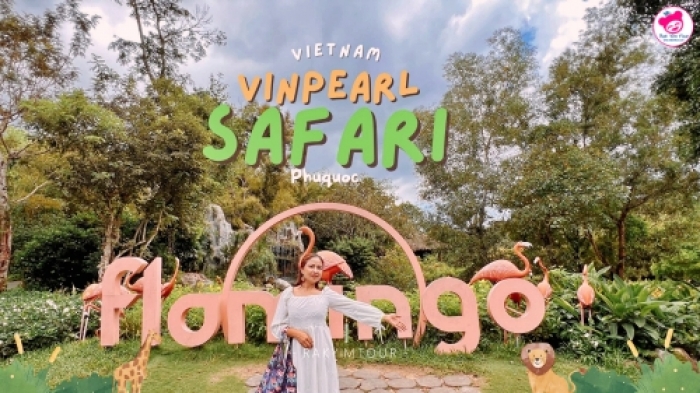 ส่องสัตว์ป่า ซาฟารี ฟูก๊วก ที่ Vinpearl Safari Phu Quoc เวียดนาม ถ่ายรูปยีราฟ เสือ สิงโต ฟลามิงโก้